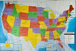 Image result for A Picture of the United States Map