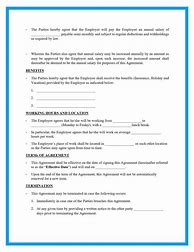 Image result for Simple Work Contract Template