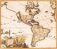 Image result for Enlarged Map of North and South America
