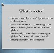 Image result for Meter Definition