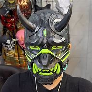 Image result for Cyberpunk Oni Mask