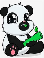 Image result for Cute Panda Eating Bamboo Drawing