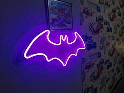 Image result for Neon Batman Logo
