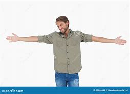 Image result for Man Standing with Arms Out