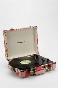 Image result for Crosley Floral Record Player