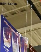 Image result for Ceiling Hanging Sign Holders