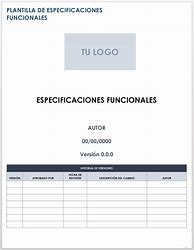 Image result for Ejemplos De Documento De Especificaciones De Software