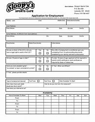 Image result for Free Editable Job Application Template