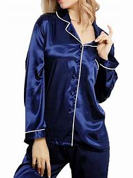 Image result for Blue Silk Pajamas