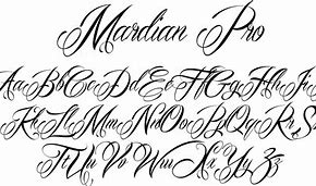 Image result for Calligraphy Alphabet Letters Tattoos