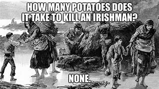 Image result for Irish Famine Memes