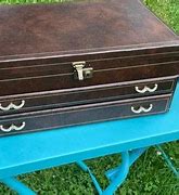 Image result for Old Mazda Ware Small Gold Jewelry Box