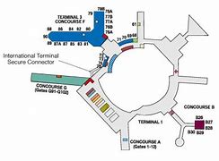 Image result for SFO Airport Map Terminal 1