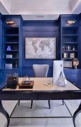 Image result for Home Office Setup Built in Desk