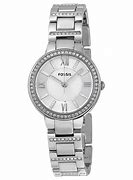 Image result for Women's Silver Fossil Watches