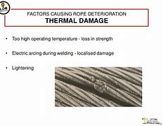 Image result for Wire Rope Heat Damage