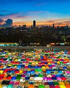 Image result for Train Night Market Bangkok