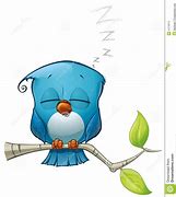 Image result for Sleeping Bird Cartoon