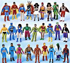 Image result for The Blue and Yellow Marvel Super Hero Action Figures