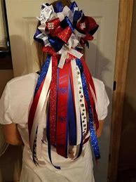 Image result for Hair Tie Homecoming Mum