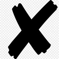 Image result for X Sign Clip Art