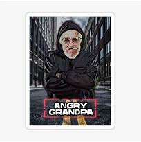Image result for Angry Grandpa Meme Sticker