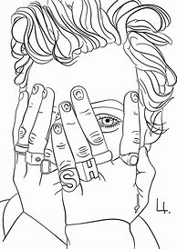 Image result for Coloring Pages of Harry Styles