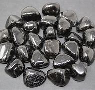 Image result for Black Flat Gemstone with White Specks