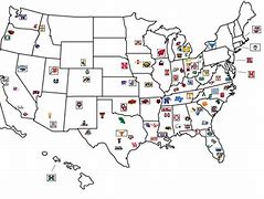 Image result for FBS College Football Map