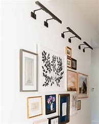 Image result for Wall Gallery Idea with Light