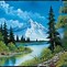 Image result for Bob Ross Landscape with Clouds Image
