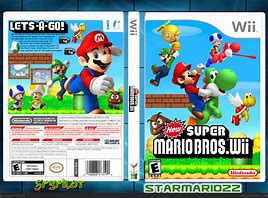 Image result for New Super Mario Bros. Wii Box Art