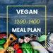 Image result for 1200 Calorie Vegan Meal Plan