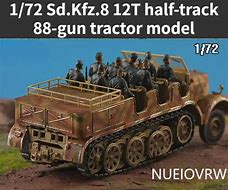 Image result for Color Immages German WWII 88Mm Gun and Tractor