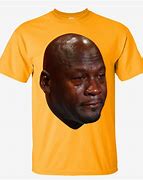 Image result for Crying Jordan Meme T-shirt