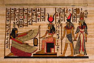 Image result for Egyptian Hieroglyphics On Papyrus