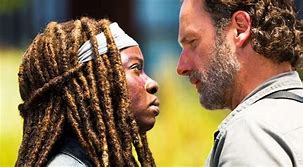 Image result for Walking Dead Rick and Michonne