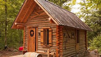 Image result for Small Log Cabin Homes Plans