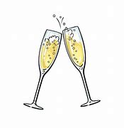Image result for Picture of Champagne Glasses Clinking