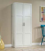 Image result for 36 Inch Wide White Storage Cabinet