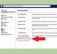 Image result for Remove Facebook Account