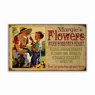 Image result for Vintage Flower Shop Signs