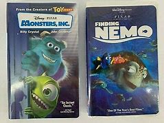 Image result for Monsters Inc Finding Nemo VHS