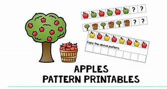 Image result for Apple Patterns Preschool