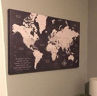 Image result for Push Pin World Map Personalized