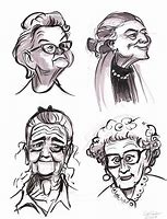 Image result for Scary Old Lady Cartoon