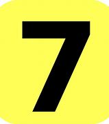 Image result for Yellow Number 7