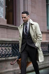 Image result for Man Wearing Trench Coat