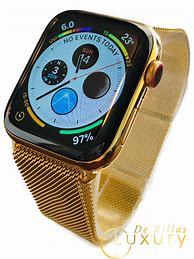 Image result for Apple Watch 6 Gold Milanese