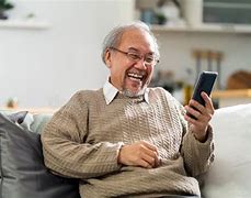 Image result for Old Person On Phone